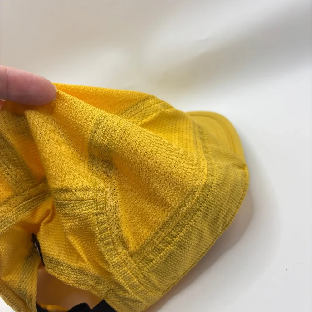 GOCap Running Hat Ciele Athletics 58cm Yellow Recycled Polyester Nylon DFL Patch